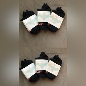 Set of 6 Bombas Womens XS Lowcut crew Honeycomb Arch Support Socks NWT